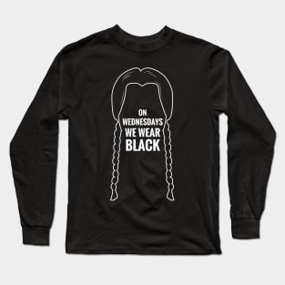 On Wednesdays we wear back Long Sleeve T-Shirt